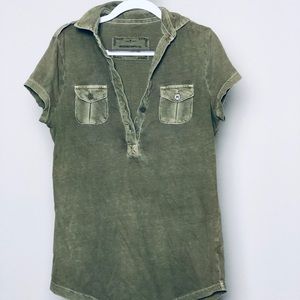 Collard soft T-shirt